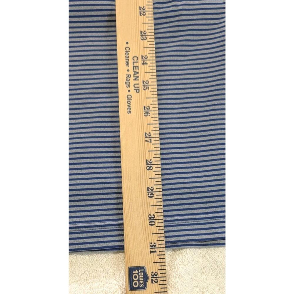 Under Armour Performance HeatGear Polo Shirt Mens XXL Blue/Gray Stripe Golf - Picture 9 of 9